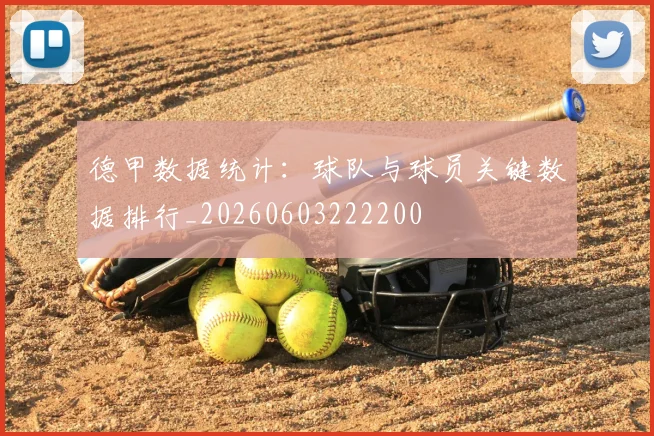 德甲数据统计：球队与球员关键数据排行_20260603222200